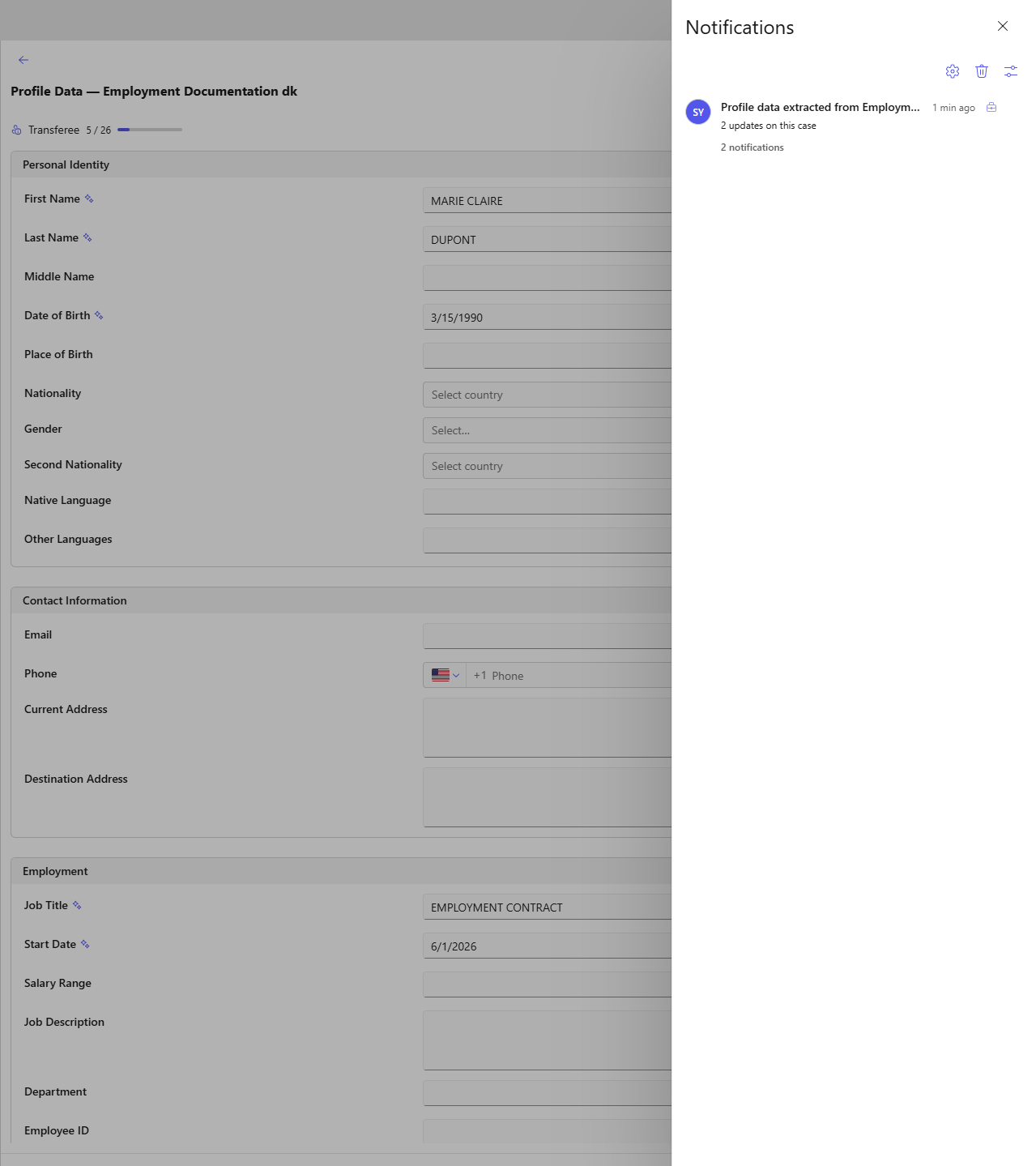 PILLAR Document AI — extracting structured data from passports and contracts with confidence scoring
